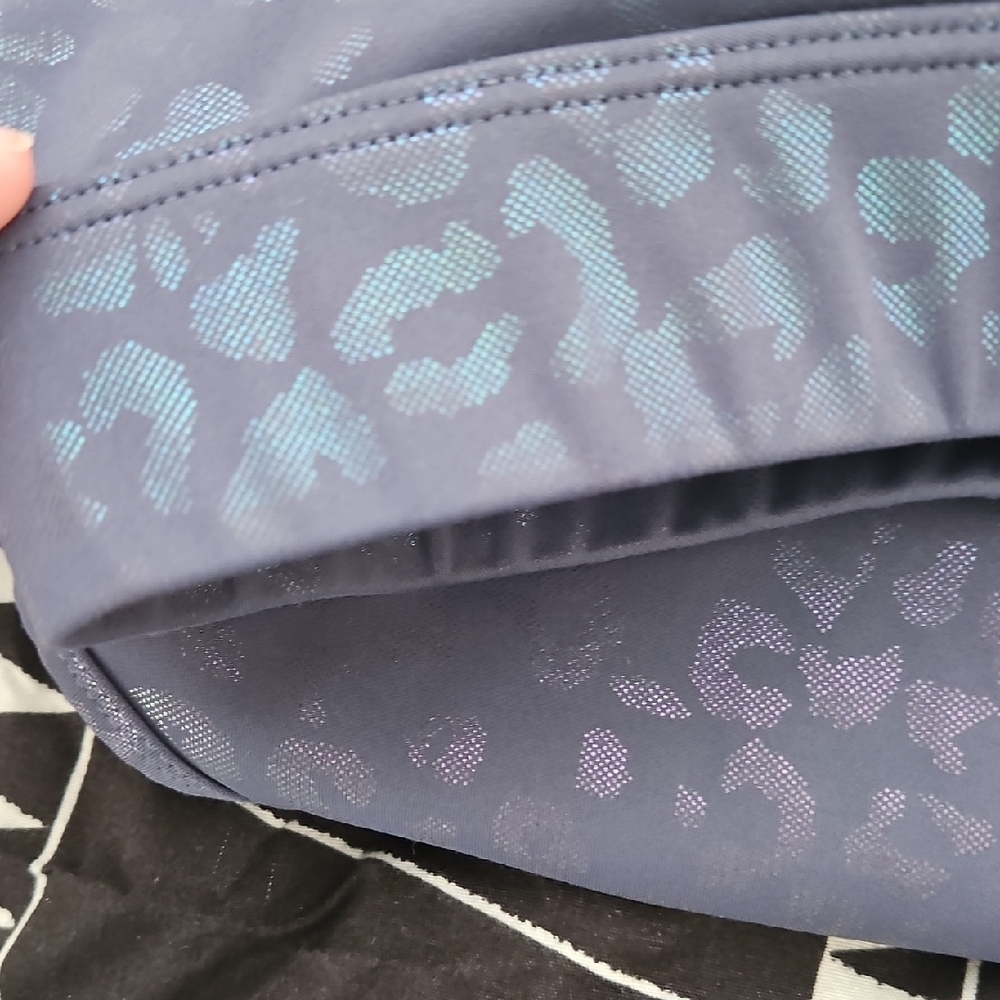 ZYIA Iridescent Leopard Sports Bra - Blue - Picture 5 of 5